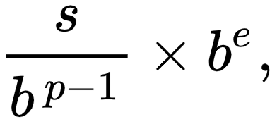 A complex looking equation.