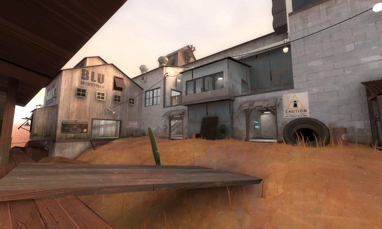 A screenshot of CTF_Mexico ingame.